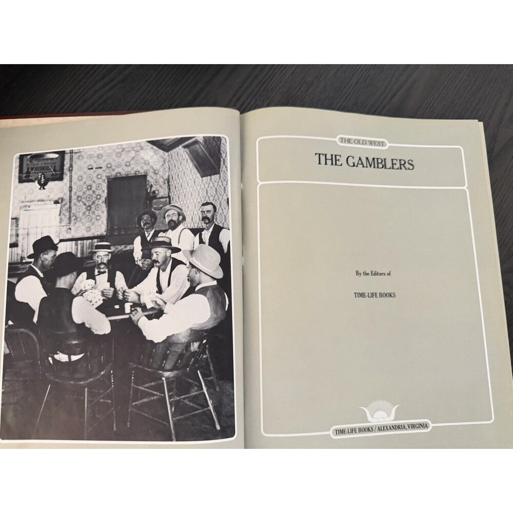 The Gamblers Old West Time Life Books Hardcover 1978 History Gambling West - Picture 2 of 4